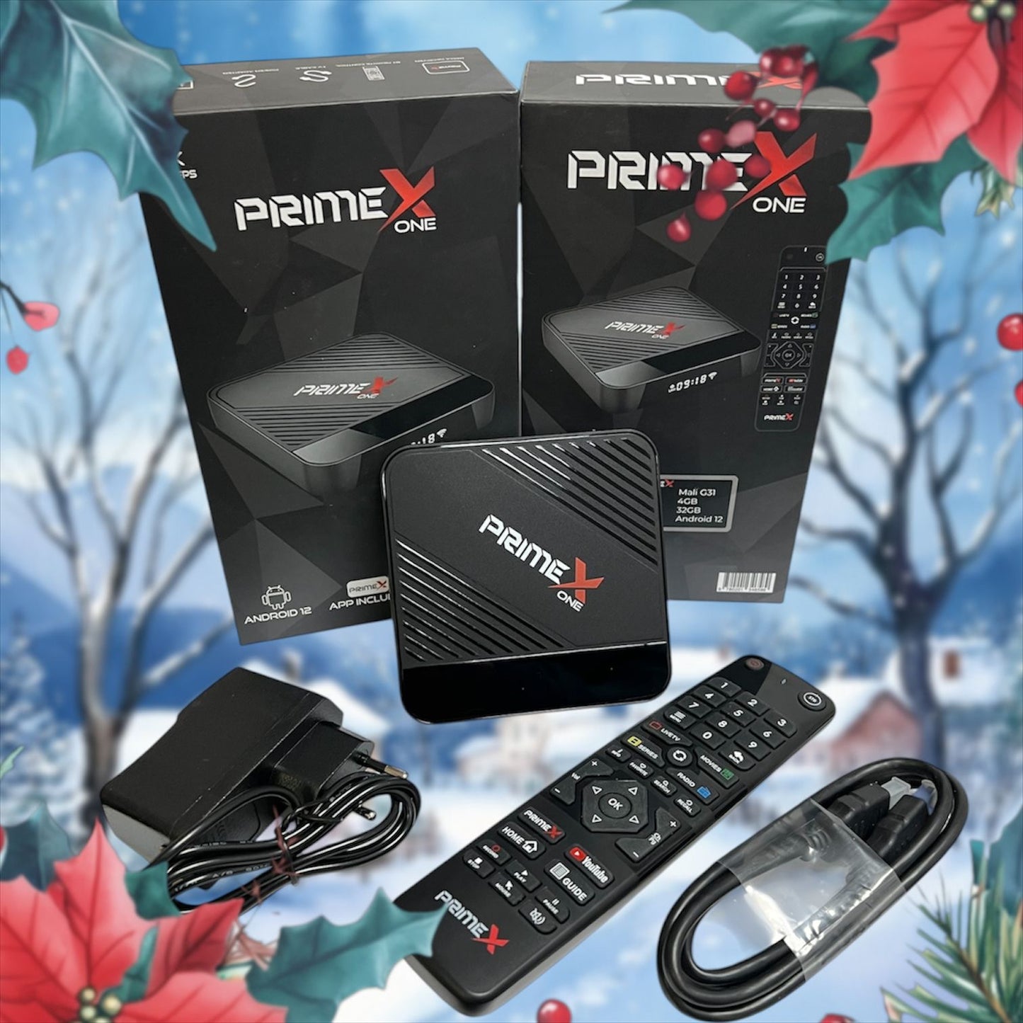 ☑️AKTION☑️ "PrimeX One 8K 30FPS, 4K 60FPS Android 12.0 Dual Wifi Streaming Box"