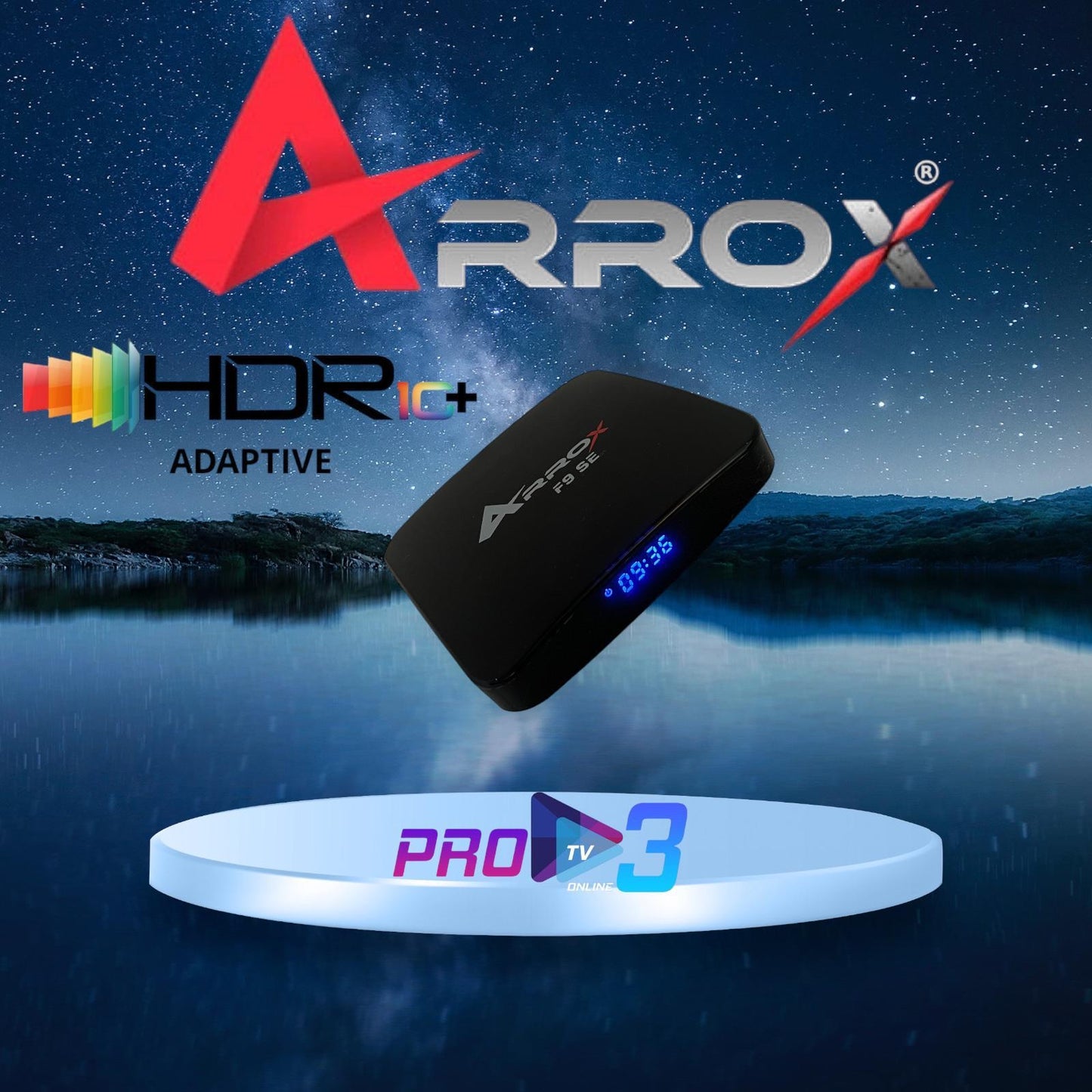 ☑️AKTION☑️ArroX F9 SE Receiver 8K 30FPS, 4K 60FPS Android 9.0 Dual Wifi Streaming Box