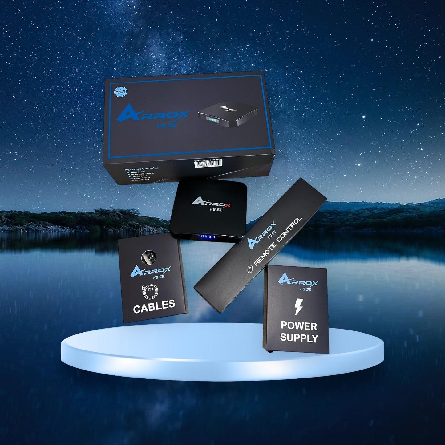 ☑️AKTION☑️ArroX F9 SE Receiver 8K 30FPS, 4K 60FPS Android 9.0 Dual Wifi Streaming Box