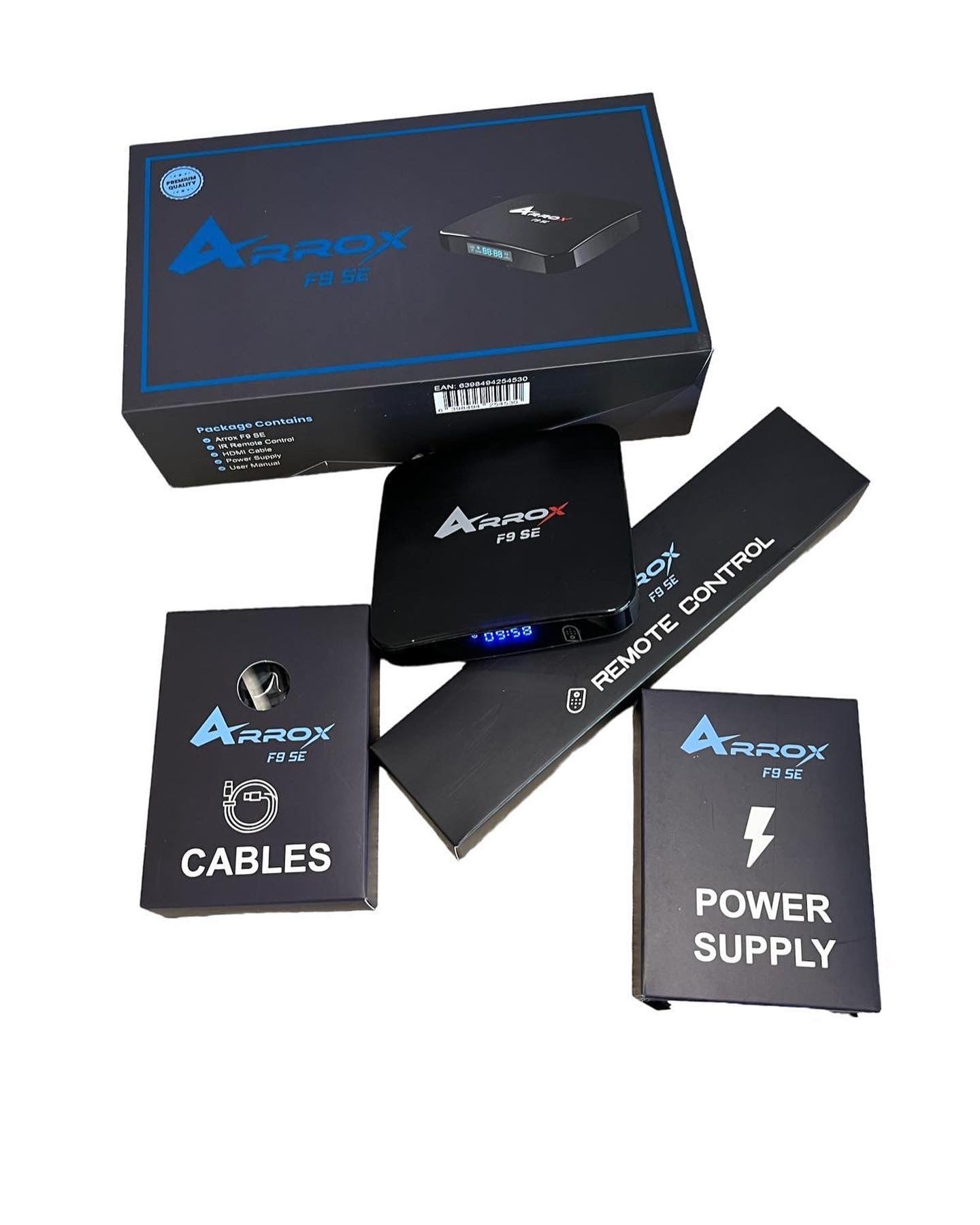 ☑️AKTION☑️ArroX F9 SE Receiver 8K 30FPS, 4K 60FPS Android 9.0 Dual Wifi Streaming Box