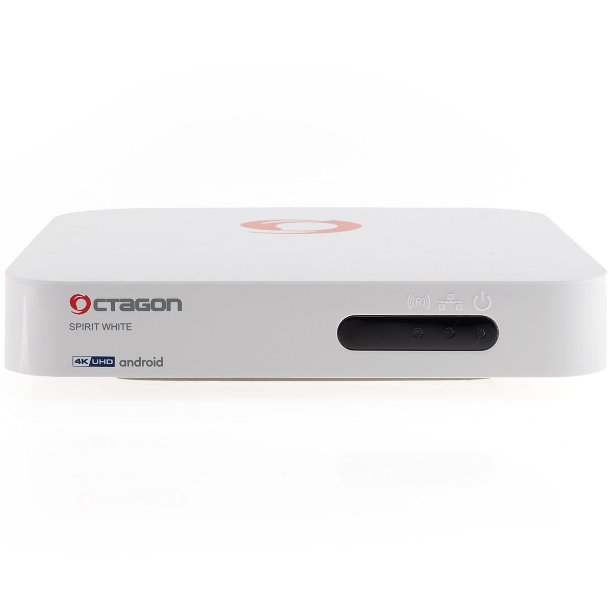 Octagon SPIRIT White Edition 4K UHD Android 11 Receiver (HDR10+, Widevine L1, Dual-WiFi, LAN, BT)