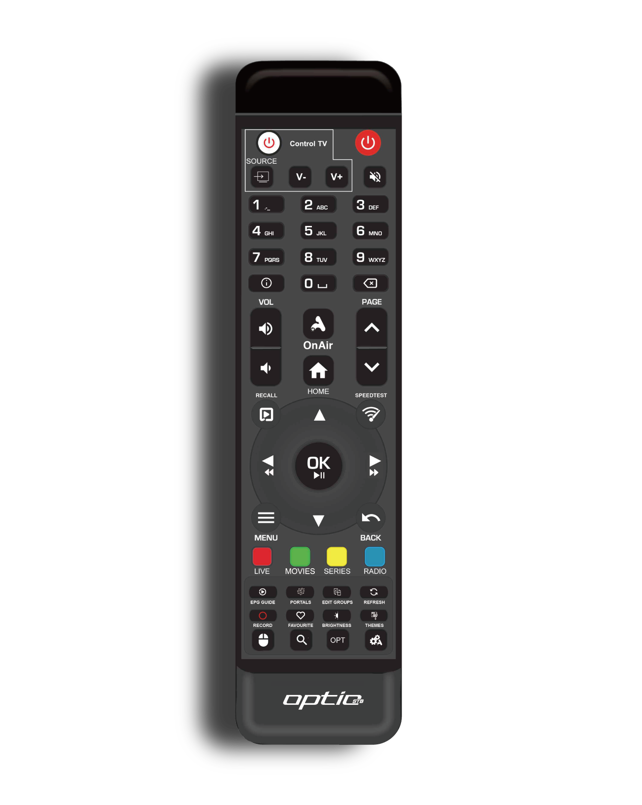 Optic Prime REBORN 4K UHD Android 9.0 Android Receiver (Dual-WiFi, Bluetooth, MicroSD, HDMI)